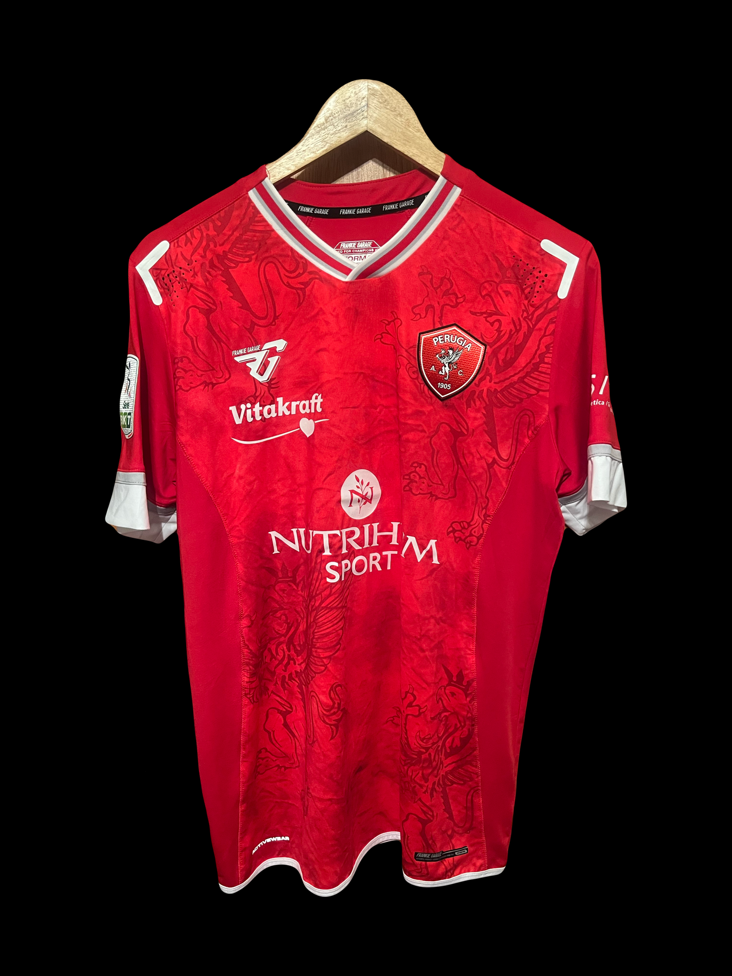 Perugia 2021/2022 Home Football Shirt Large - Fits Medium - Jacobo Segre - Match Issued