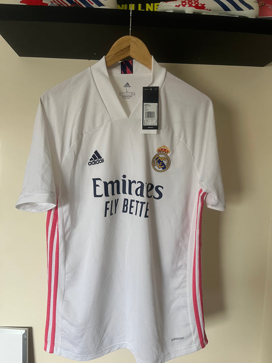 BNWT Real Madrid 2020/2021 Home Large