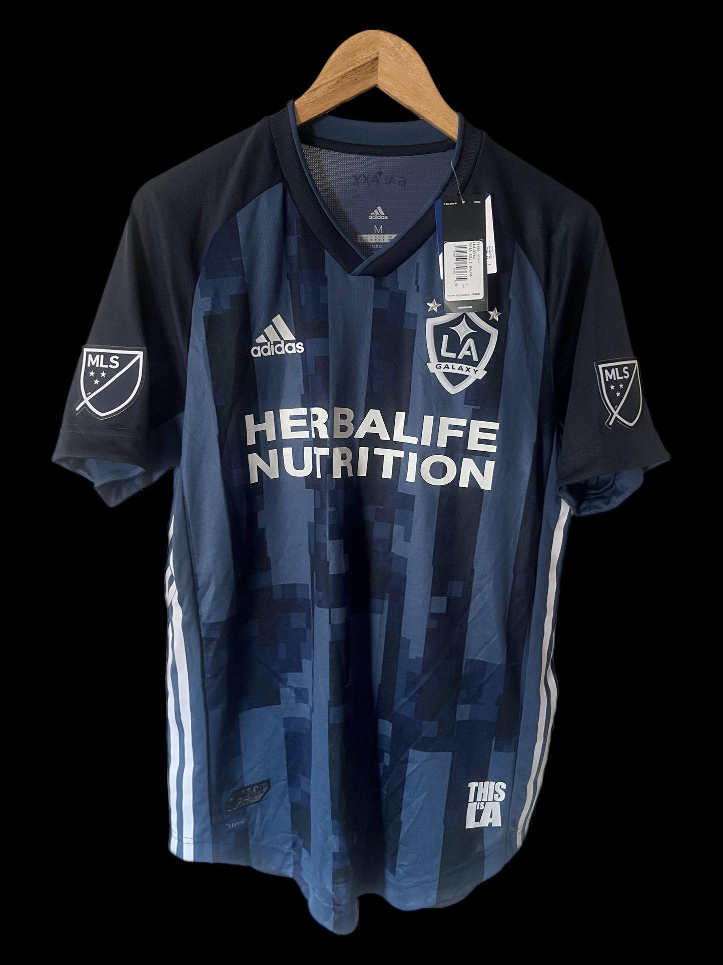 BNWT Los Angeles Galaxy 2019 Away Football Shirt Medium - Player Spec