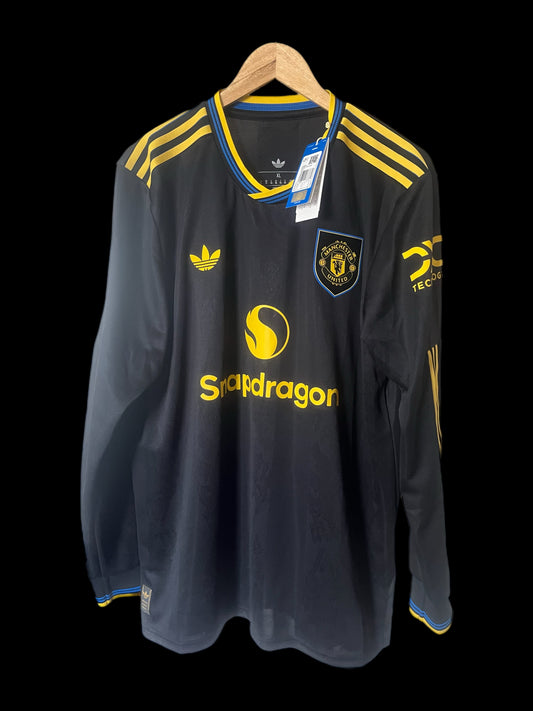 BNWT Manchester United 2025/2026 Third Football Shirt Extra Large - Long Sleeve - Heat.RDY
