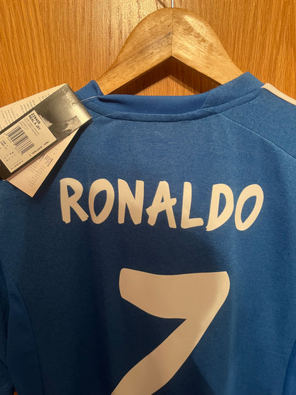Real Madrid 2013/2014 Away Football Shirt Small - Cristiano Ronaldo - BNWT