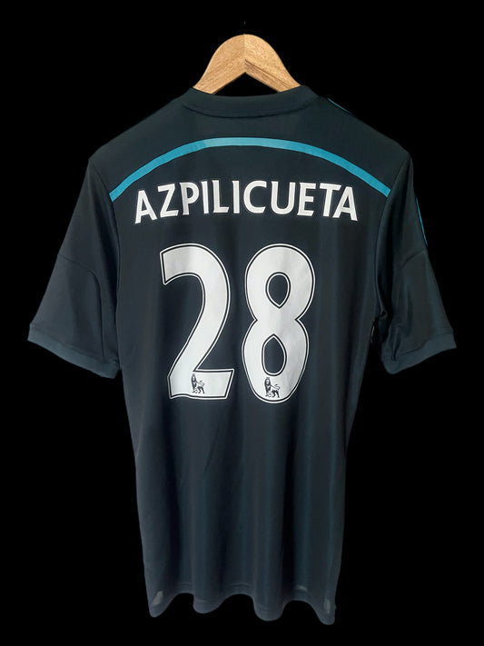 Chelsea 2014/2015 Third Football Shirt Medium - Fits Small - Cesar Azpilicueta