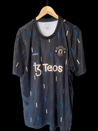 Manchester United 2022/2023 Pre Match Football Shirt Extra Large
