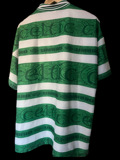 Celtic 1995/1996 Home Football Shirt Extra Large