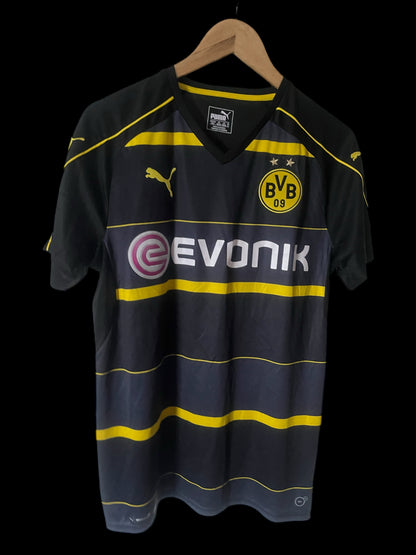 Borussia Dortmund 2014/2015 Away Football Shirt Medium - Fits Small - Pierre Emerick Aubameyang