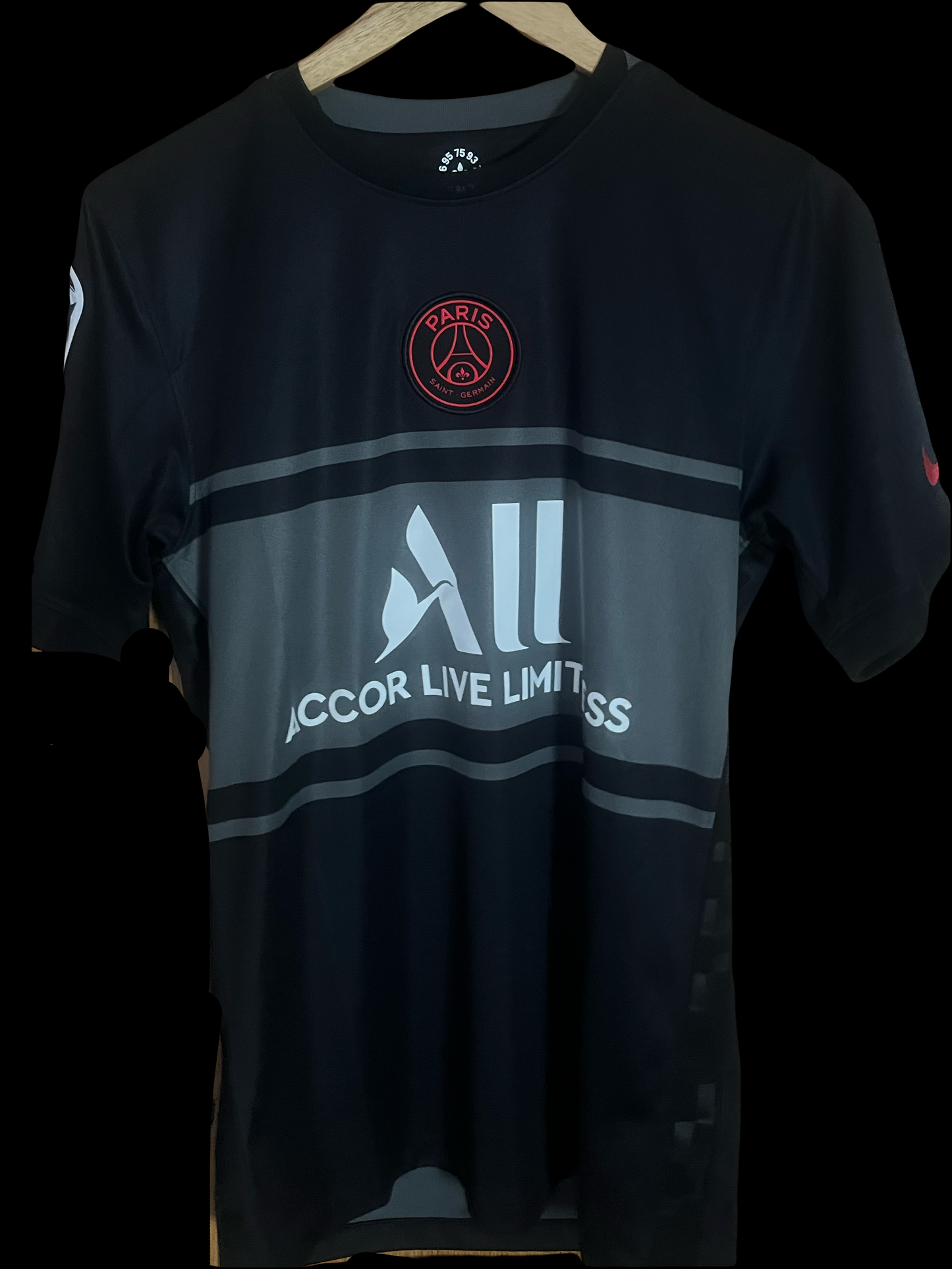 Paris Saint Germain 2021/2022 Third Football Shirt Small - Neymar Jr