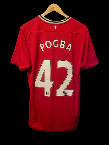 Manchester United 2011/2012 Home Football Shirt Large - Paul Pogba
