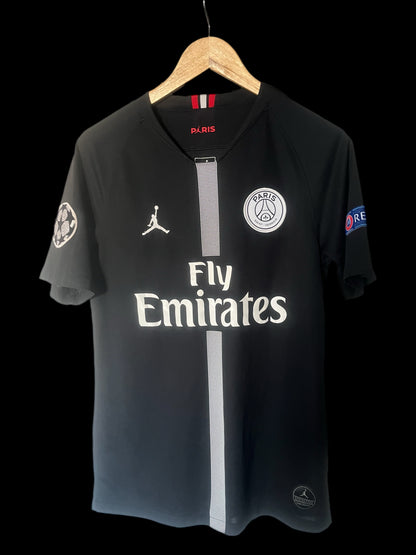 Paris Saint Germain 2018/2019 European Home Football Shirt Small - Kylian Mbappe