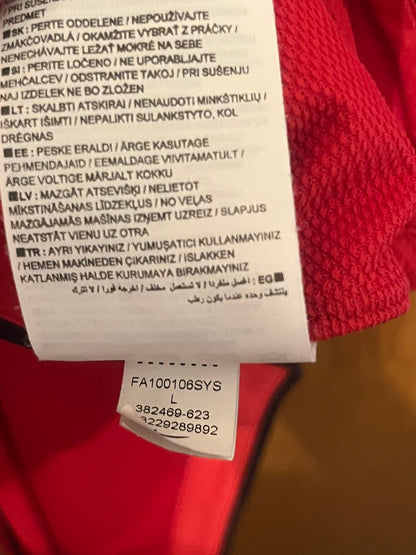 Manchester United 2010/2011 Home Football Shirt Large - Nani