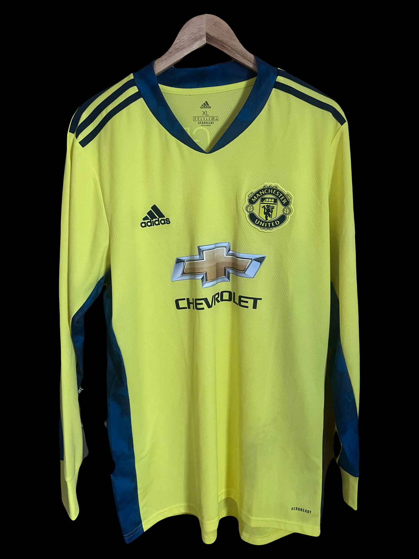 Manchester United 2020/2021 Goalkeeper Football Shirt Extra Large - David de Gea