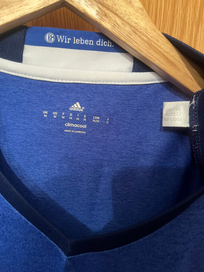 FC Schalke 04 2016/2017 Home Football Shirt Medium - Leon Goretzka