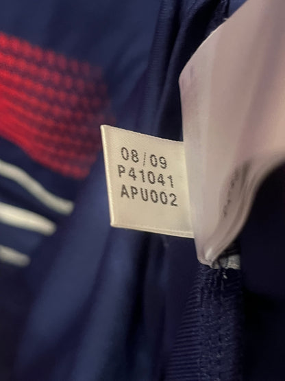 France 2010 Home Football Shirt Large - Fits Medium - Techfit Player Issue