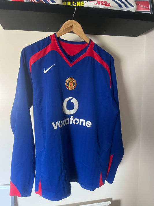 Manchester United 2005/2006 Away Extra Large - Fits Large - Long Sleeve