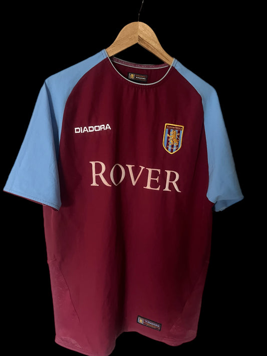 Aston Villa 2003/2004 Home Football Shirt Extra Large