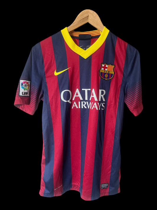 Barcelona 2013/2014 Home Football Shirt Small
