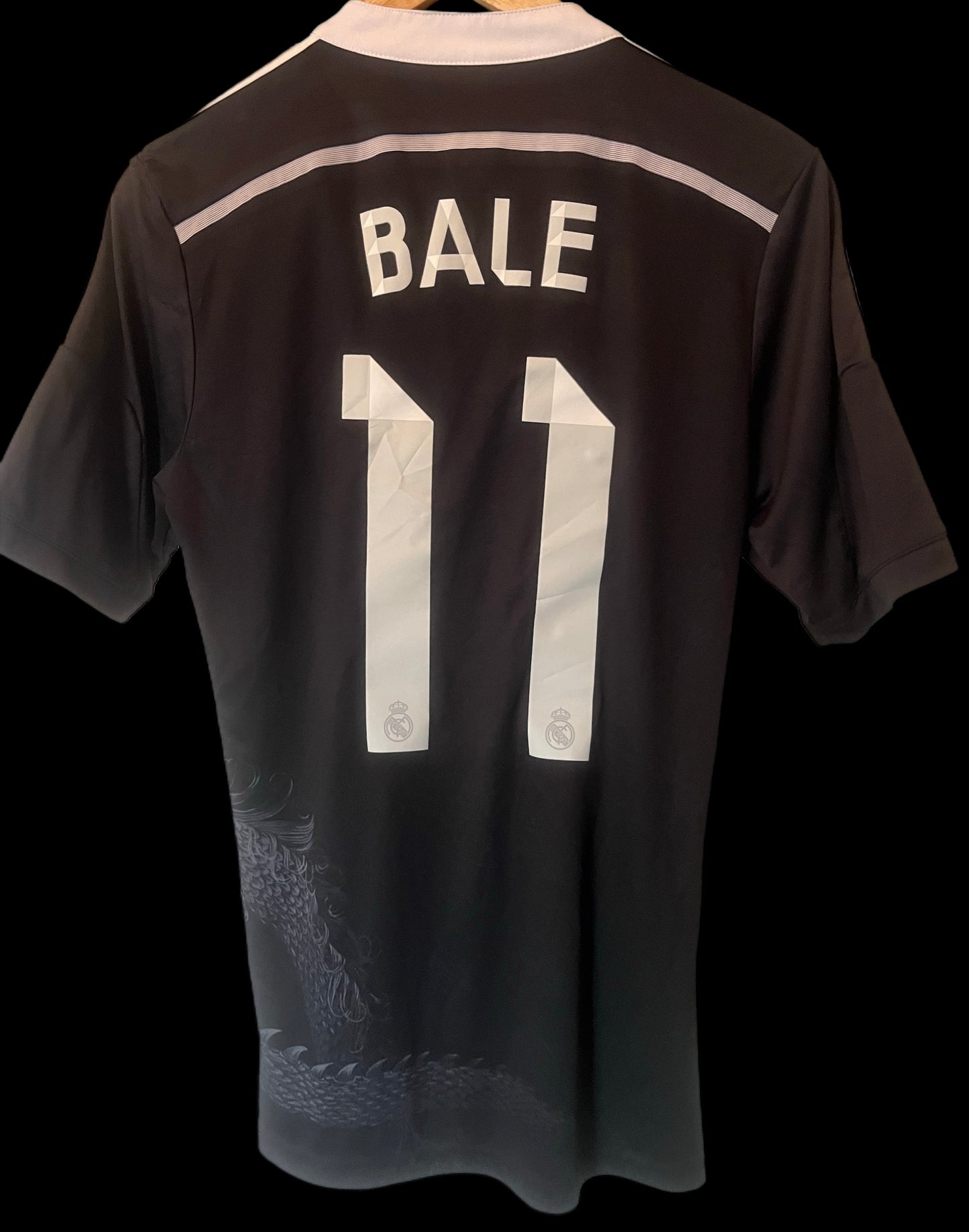 Real Madrid 2014/2015 Third Football Shirt Small - Gareth Bale