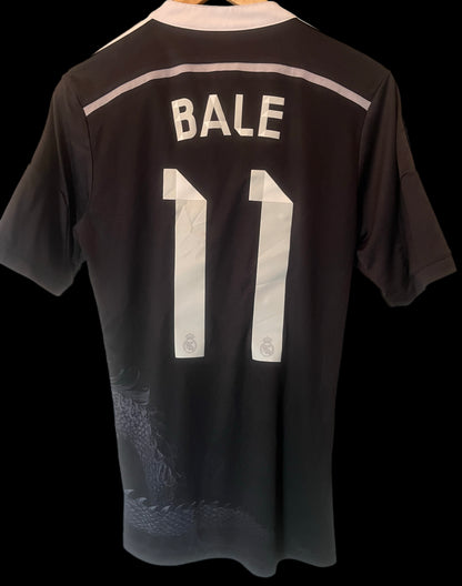 Real Madrid 2014/2015 Third Football Shirt Small - Gareth Bale
