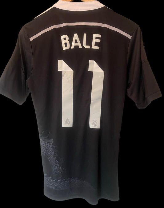 Real Madrid 2014/2015 Third Football Shirt Small - Gareth Bale