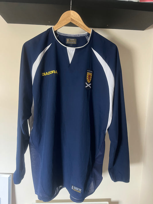 Scotland 2003 Home Large - Fits Extra Large - Long Sleeve