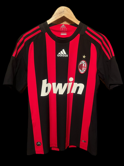 AC Milan 2008/2009 Home Football Shirt Small - David Beckham