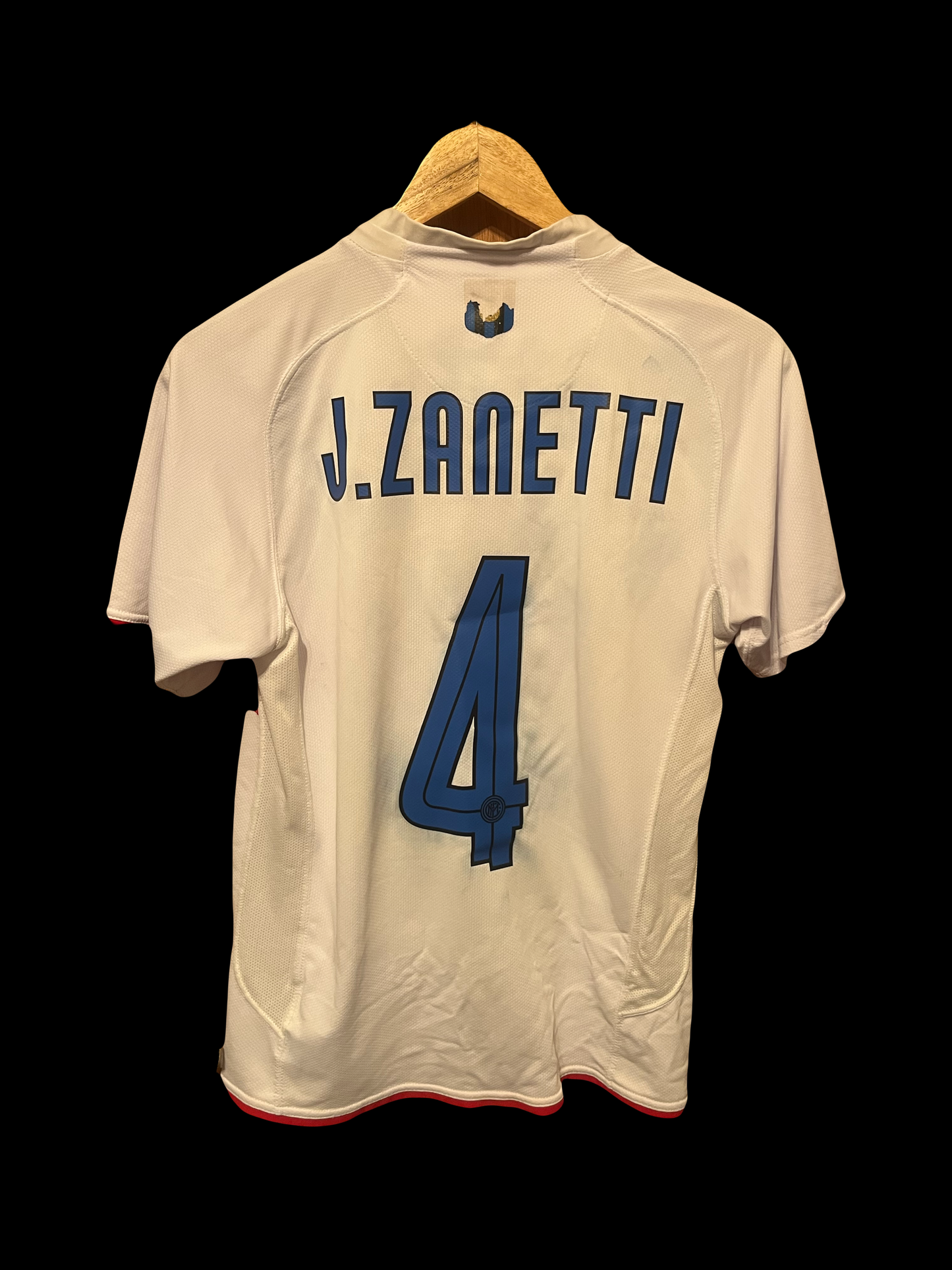 Inter Milan 2007/2008 Away Football Shirt Small - Javier Zanetti