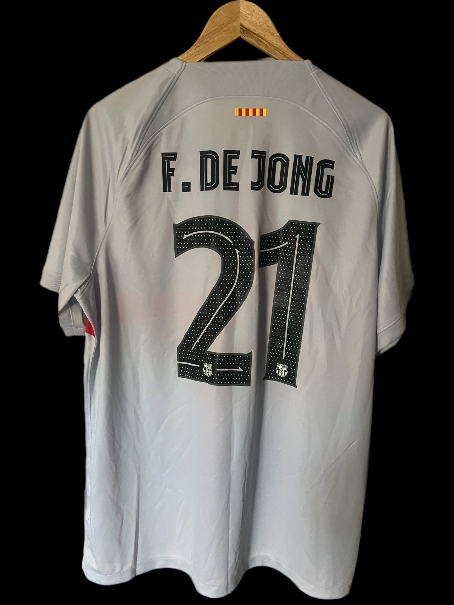 FC Barcelona 2022/2023 Third Football Shirt Extra Large - Frenkie De Jong
