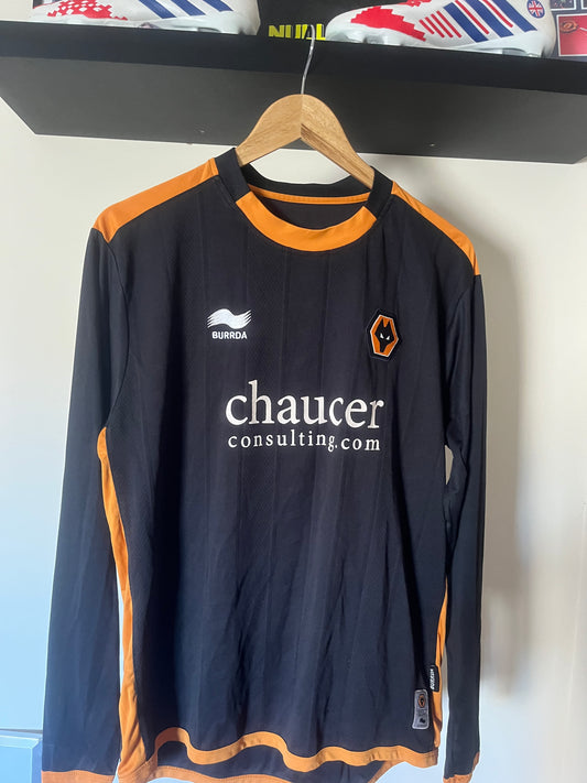 Wolverhampton Wanderers 2011/2012 Away Medium - Long Sleeve - U18/21 Issued
