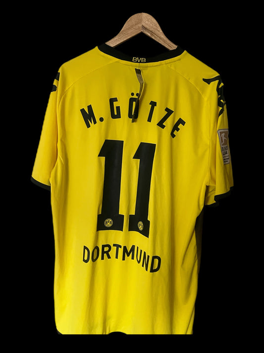 BNWT Borussia Dortmund 2011/2012 Limited Edition Winter Home Football Shirt 2XL - Fits Extra Large - Mario Götze