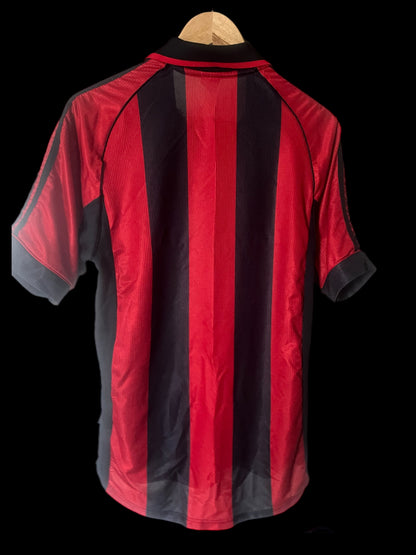 AC Milan 1998/1999/2000 Home Football Shirt Small