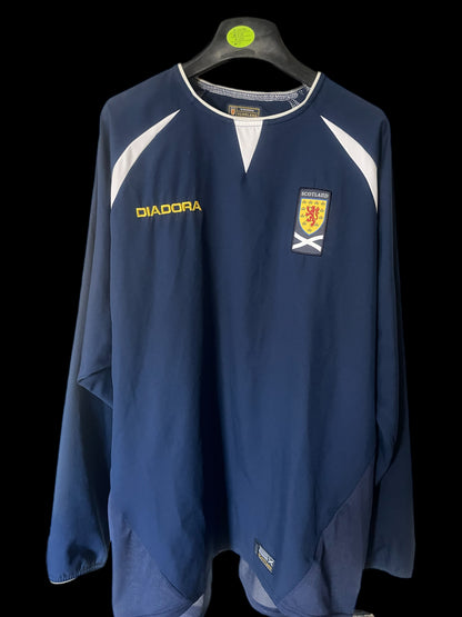 Scotland 2003/2004 Home Football Shirt Large - Fits Extra Large - Long Sleeve