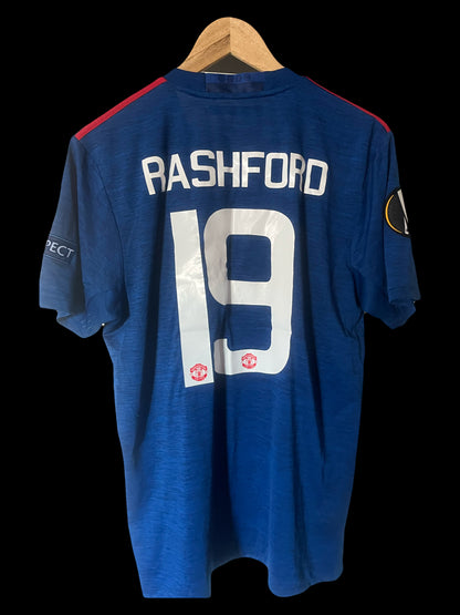 Manchester United 2016/2017 Away Football Shirt Medium - Marcus Rashford - UEL Final Match Detailing