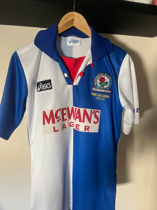 Blackburn Rovers 1995/1996 Home Small
