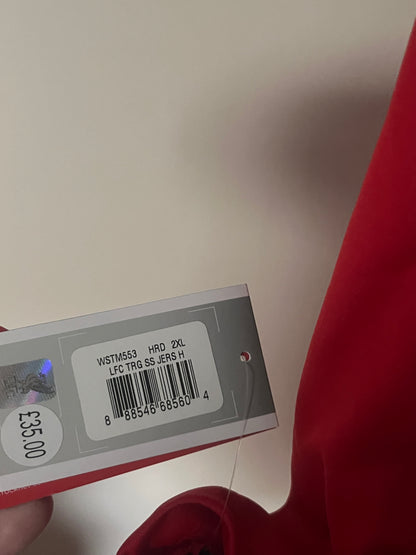 BNWT Liverpool 2015/2016 Training Football Shirt 2XL