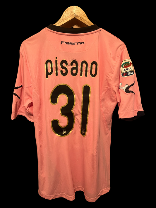 Palermo 2011/2012 Home Football Shirt Large - Fits Medium - Eros Pisano - Match Issued