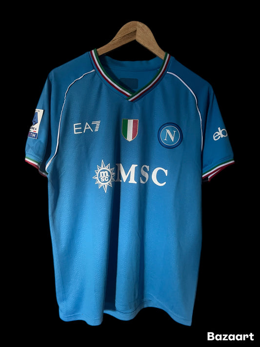 SSC Napoli 2023/2024 Home Football Shirt Medium