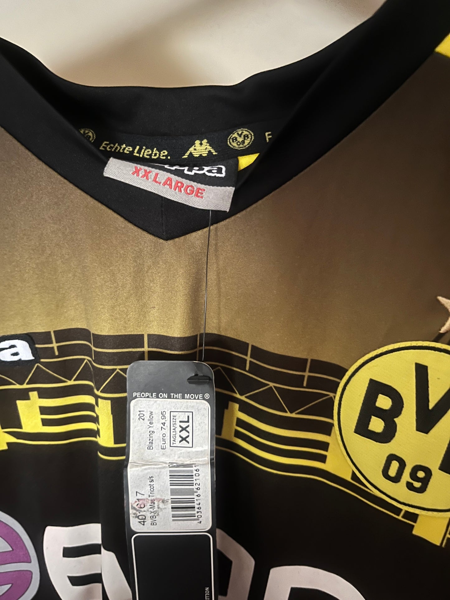 BNWT Borussia Dortmund 2011/2012 Limited Edition Winter Home Football Shirt 2XL - Fits Extra Large - Mario Götze