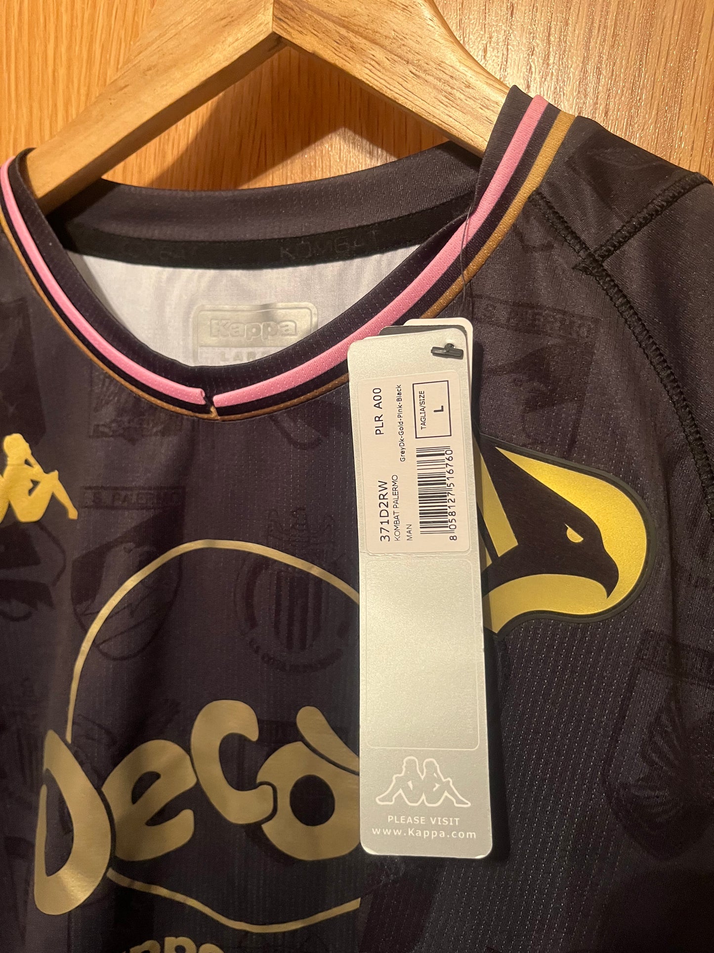 Palermo 2021/2022 Fourth Football Shirt Large - Fits Medium - Limited Edition 713/1000 - BNWT