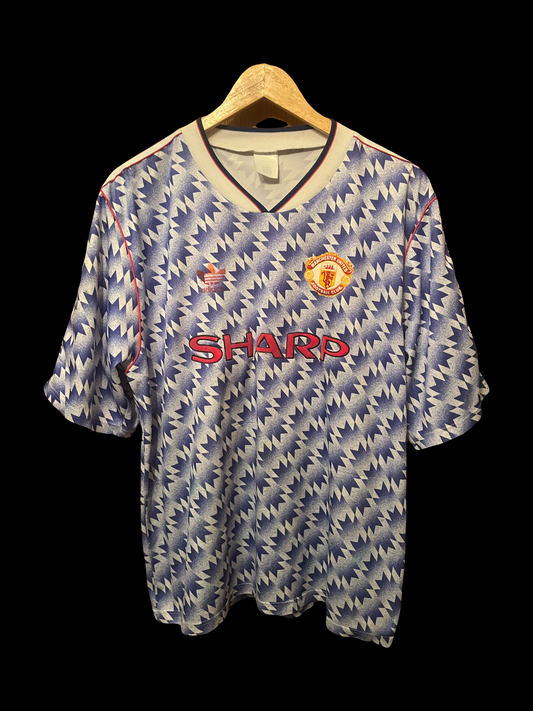 Manchester United 1990/1991/1992 Away Football Shirt Extra Large