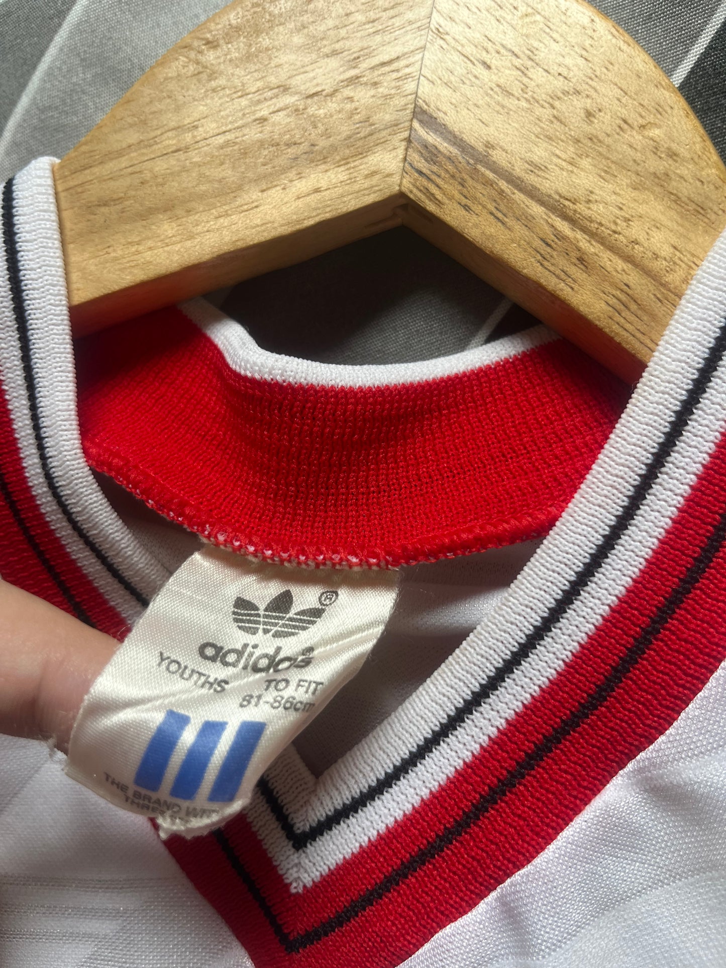 Manchester United 1986/87/88 Away Youth Large - Men’s XS