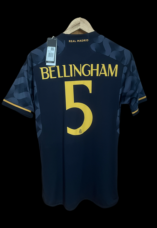 BNWT Real Madrid 2023/2024 Away Football Shirt Small - Jude Bellingham