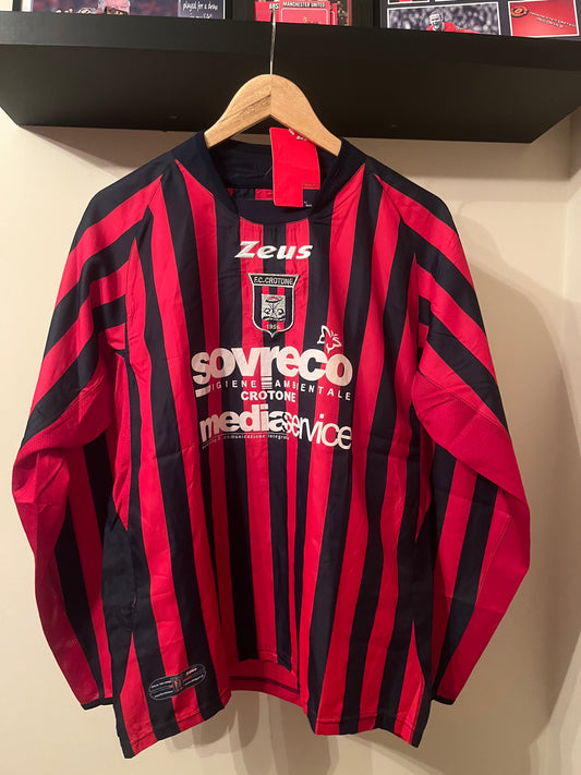 BNWT FC Crotone 2006/2007 Home Long Sleeve Medium