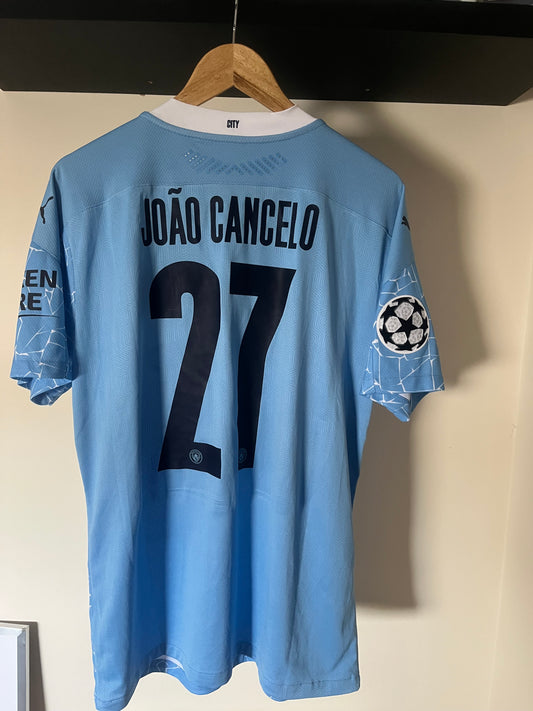 Manchester City 2020/2021 Home Extra Large - Fits Large - Player Spec - Joao Cancelo