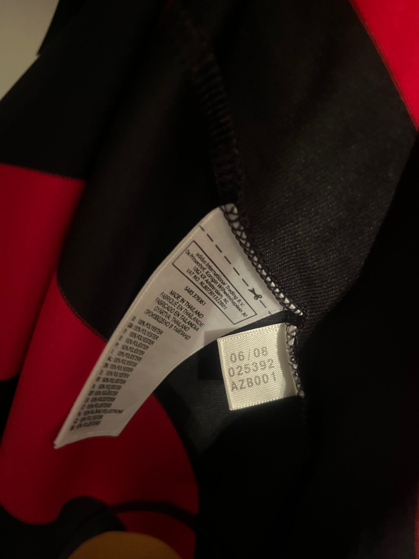 AC Milan 2008/2009 Home Football Shirt Small - David Beckham