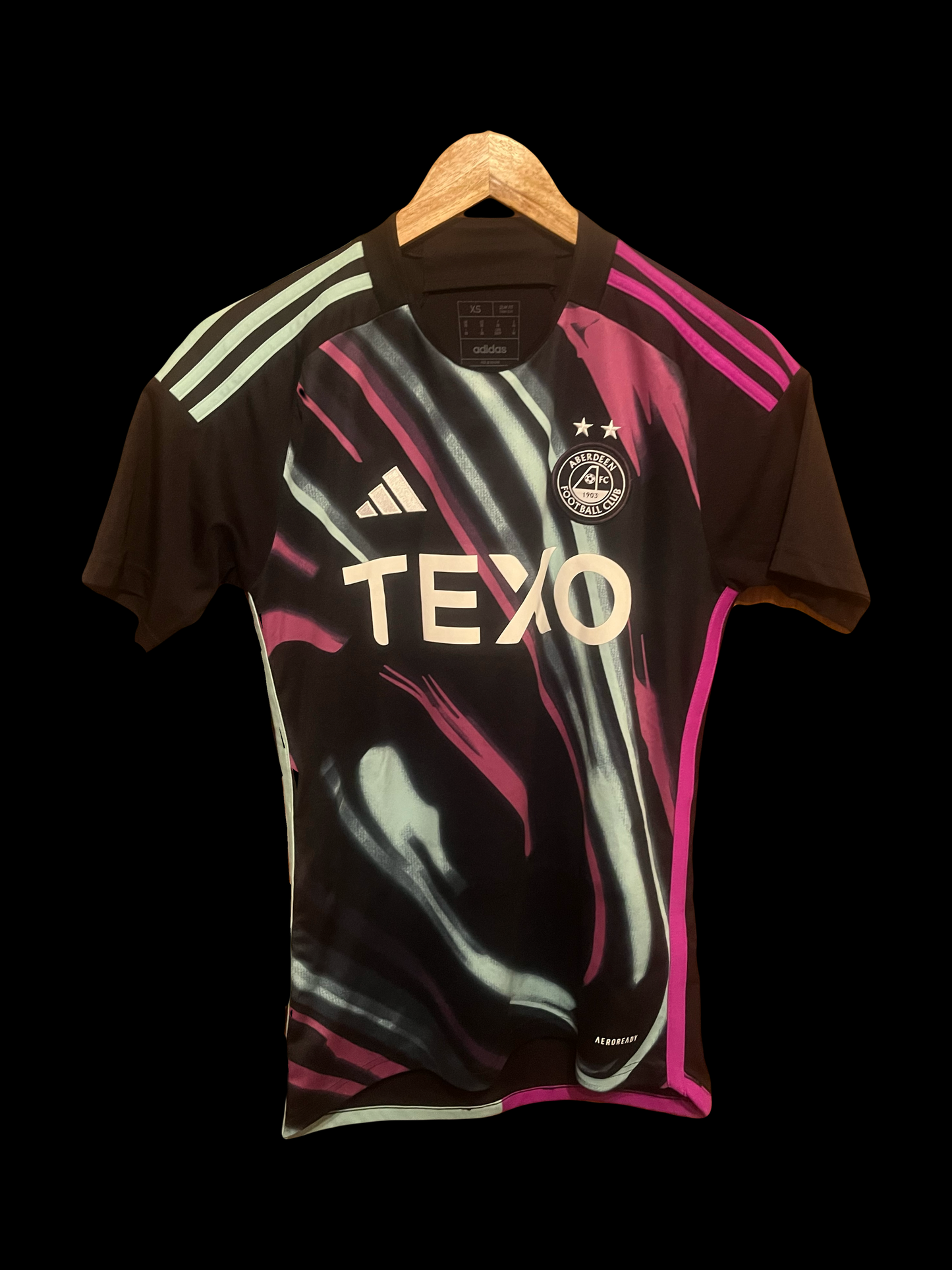 Aberdeen 2023/2024 Away Football Shirt Extra Small - Northern Lights