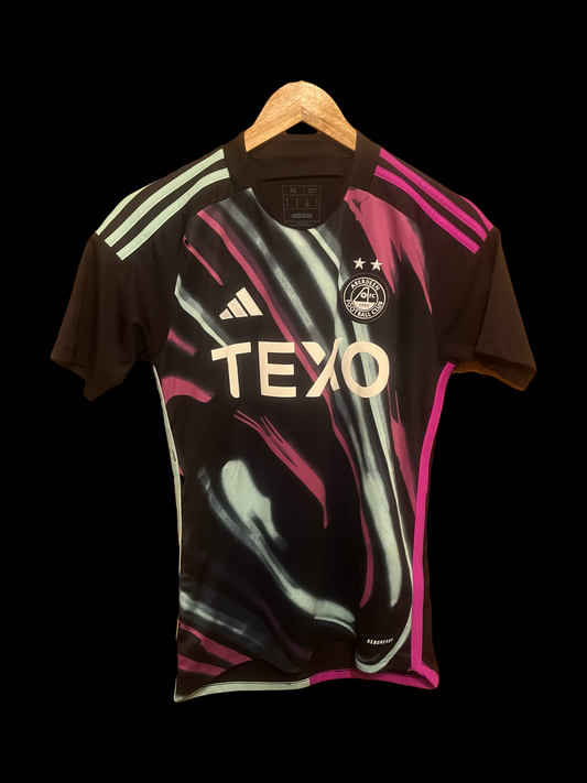 Aberdeen 2023/2024 Away Football Shirt Extra Small - Northern Lights