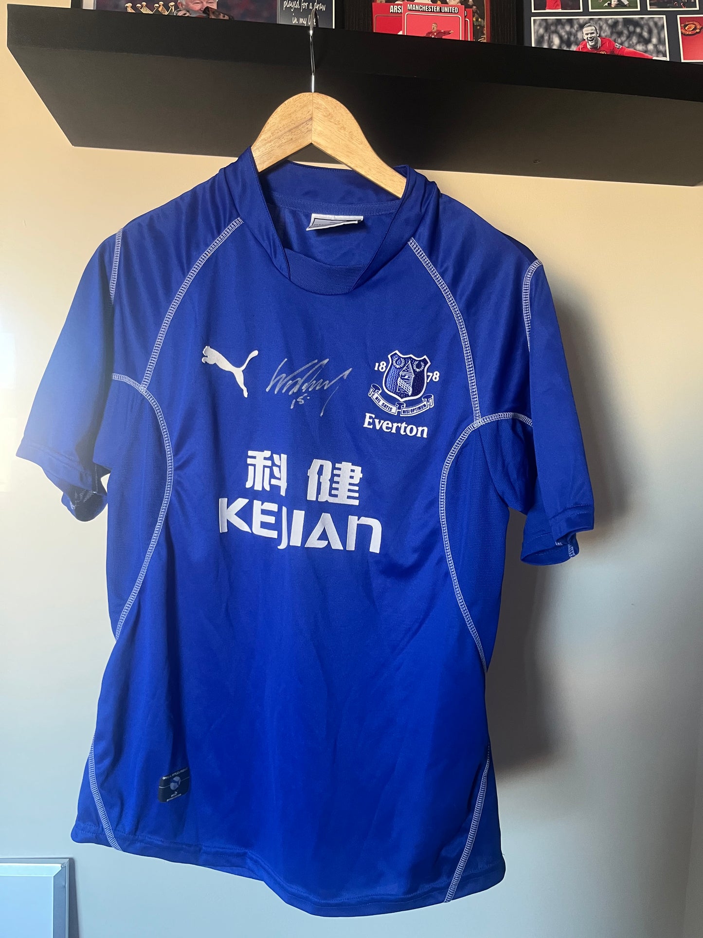 Everton 2002/2003 Home SIGNED By Wayne Rooney