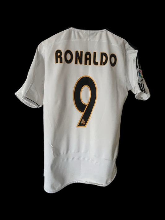 Real Madrid 2003/2004 Home Football Shirt Small - Ronaldo Nazario