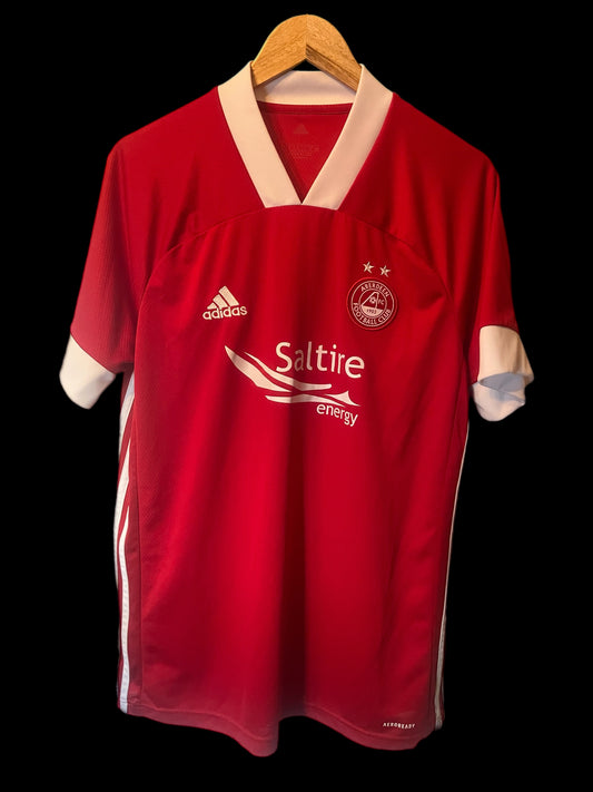 Aberdeen 2020/2021 Home Football Shirt Large