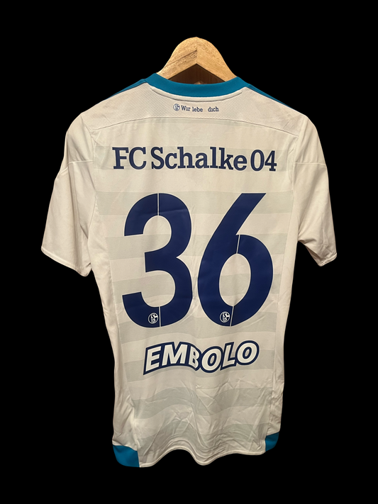FC Schalke 04 2016/2017 Away Football Shirt Small - Breel Embolo