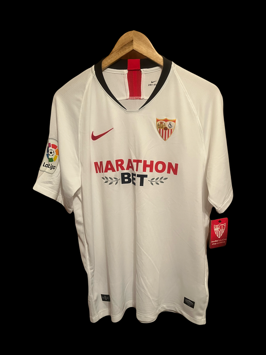 Sevilla 2019/2020 Home Football Shirt Large - Fits Medium - BNWT